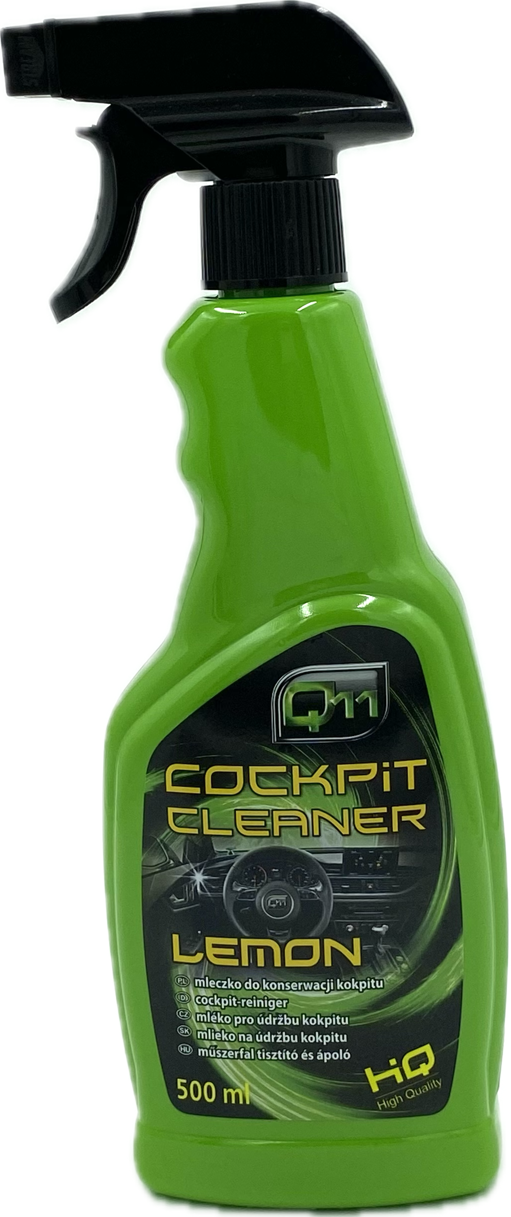 Q11 Műszerfalápoló & tisztító | citrom illat | - 500 ml