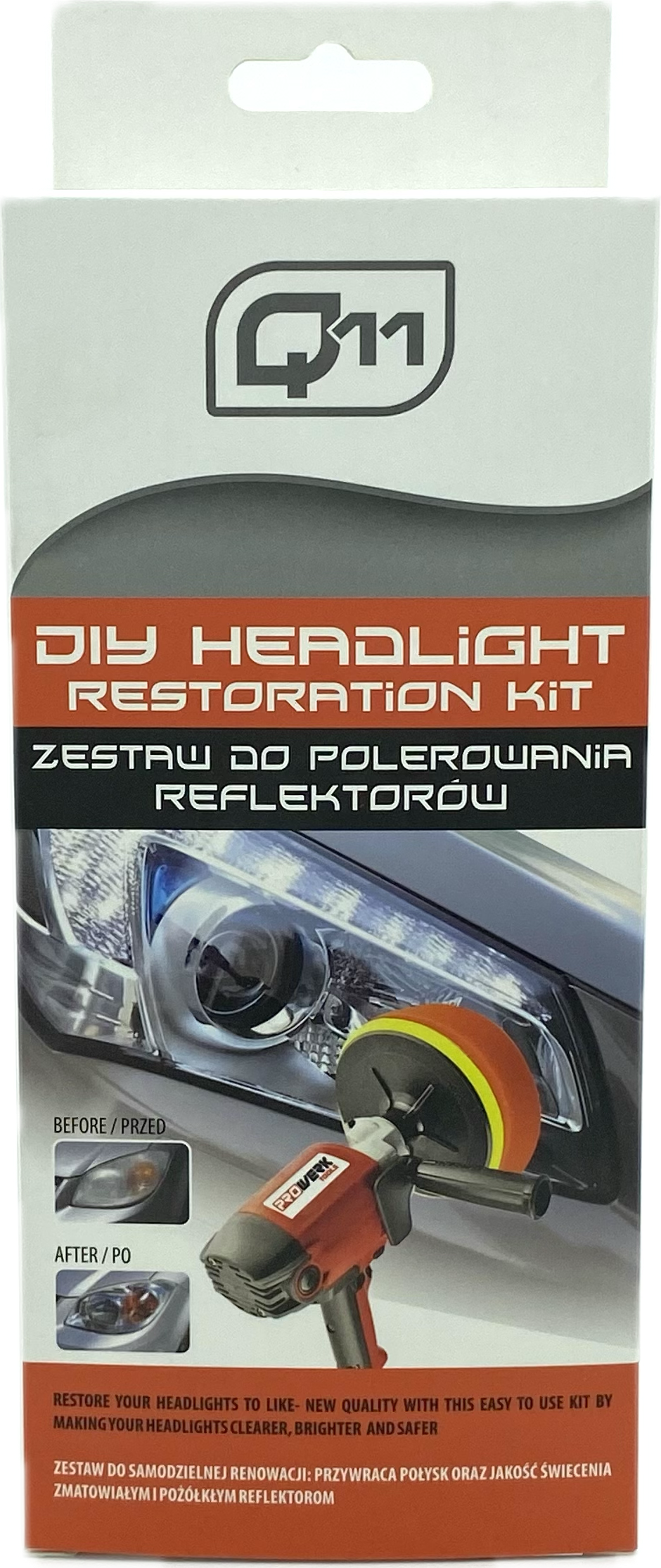 Q11 Fényszóró felújító készlet