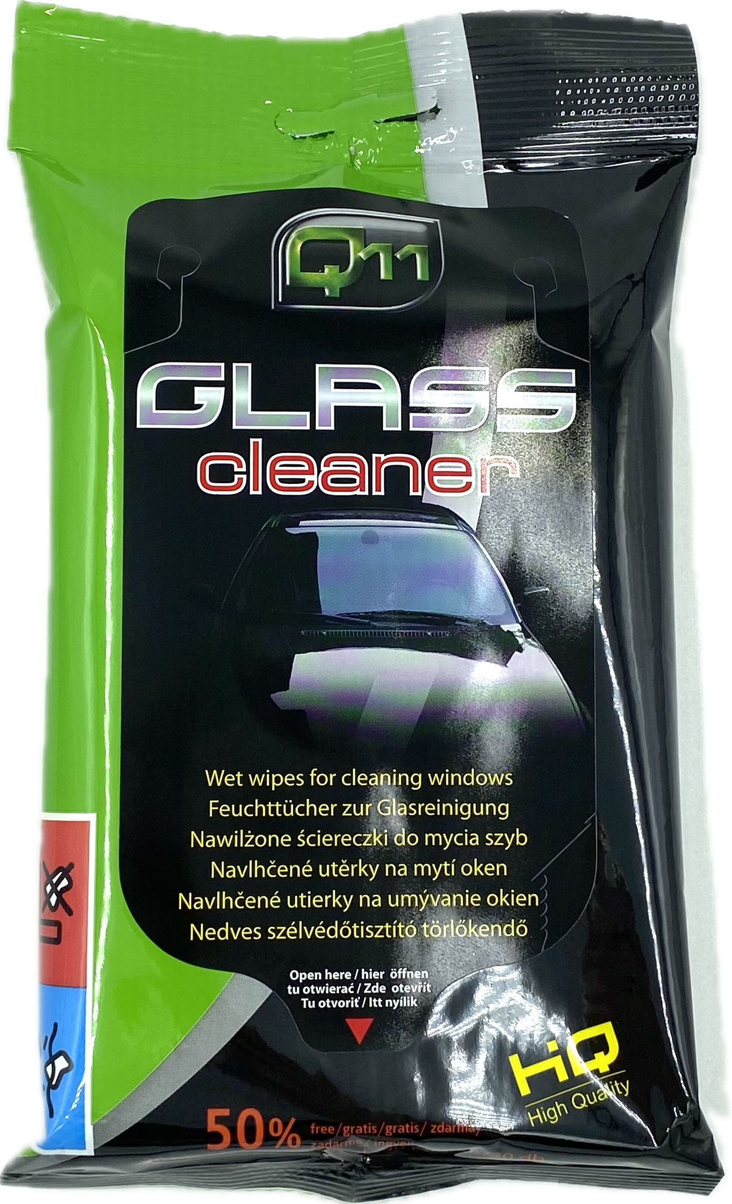 Q11 Szélvédőtisztító kendő - 30 db